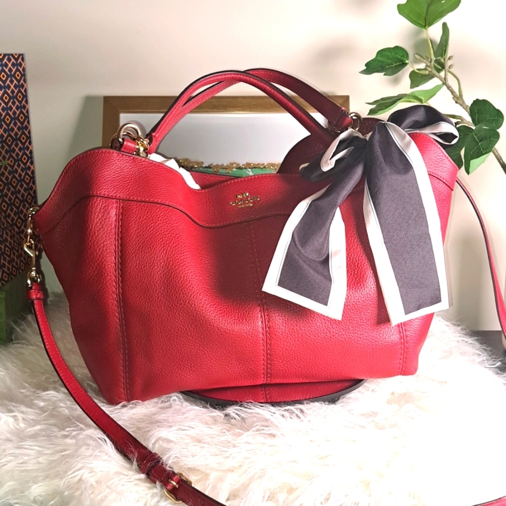 Coach Red Lexy Crossbody Bag